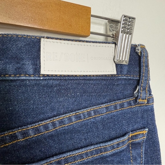 RE/DONE Originals Dark Wash “Straight Skinny” Jeans - Picture 6 of 7